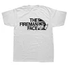 Funny Firefighter Face T-Shirt 6