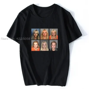 Celebrity Mugshot Vintage Grunge T-Shirt 1