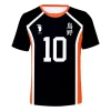 Summer Haikyuu Short Sleeve Tops 2