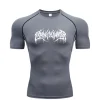 Summer Compression Short Sleeve Men's Fitness T-Shirt 3