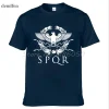 SPQR Roman Gladiator Golden Eagle T-Shirt 3