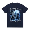 Alpha By Choice Wolf Graphic T-shirt 3