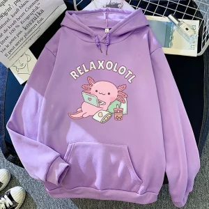 Axolotl Boba Milk Tea Hoodie 1