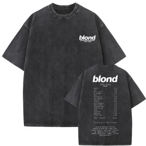 Washed Vintage Frank Oversized T-Shirt 1