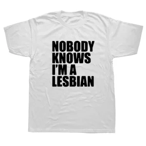 Funny Lesbian Slogan T-Shirt 1