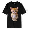 Crying Cat Munchkin Meme T-shirt 4