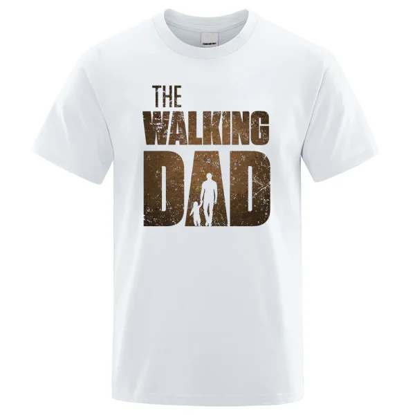 The Walking Dad Funny Street Printed T-Shirt 1