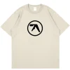 Punk Aphex Twin Print Oversized T-Shirt 5