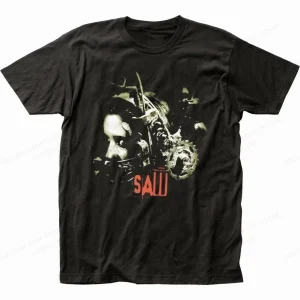 Movie SAW Horror Head Torture T-Shirt 1