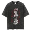 Anime Black Clover Washed T-shirt 4