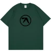 Punk Aphex Twin Print Oversized T-Shirt 4