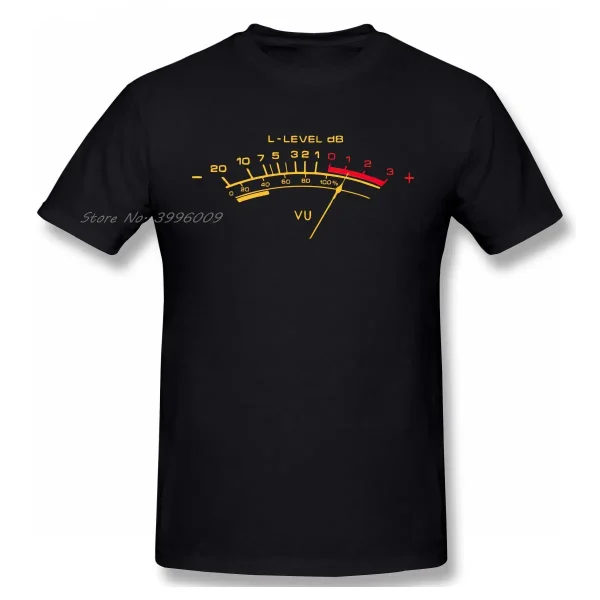 Vu Meter Vintage Analog T-Shirt 1