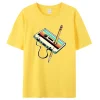 Men's Short Sleeve 80s Cassette Tape T-Shirt 4