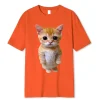 Crying Cat Munchkin Meme T-shirt 3