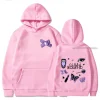 Winter Coats Bow Tie Graphic Cotton Hoodies 4