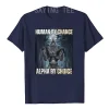 Alpha by Choice Cool Funny Alpha Wolf Meme T-Shirt 3