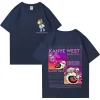 Kanye West Graduation Bear Double Sided Printed T shirt Men Women Fashion Hip Hop Cool Tops short sleeve Unisex Cotton T-shirts 4