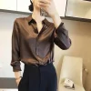 Women's All-Match Satin Shirts and Blouses 4