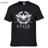 SPQR Roman Gladiator Golden Eagle T-Shirt 2