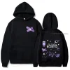 Winter Coats Bow Tie Graphic Cotton Hoodies 2