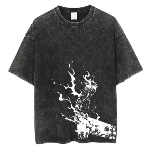 Anime Black Clover Washed T-shirt 1