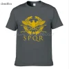 SPQR Roman Gladiator Golden Eagle T-Shirt 5