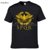 SPQR Roman Gladiator Golden Eagle T-Shirt 4