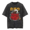 Vintage Anime Naruto Print Oversized T-Shirt 6