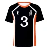 Summer Haikyuu Short Sleeve Tops 4