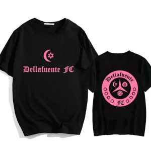 Dellafuente Music Pink Graphic T-Shirt 1