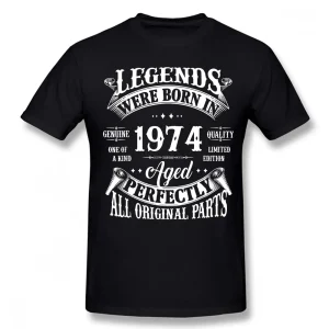 Vintage Legends Born in 1974 T-shirt 1