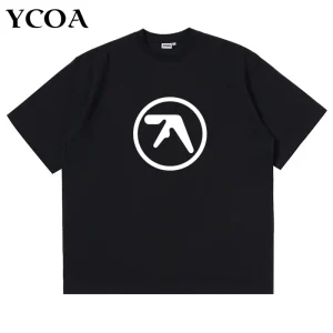 Men's Cotton Aphex Twin Y2K T-Shirt 1