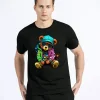 Teddy Bear Playing Badminton T-shirt 2