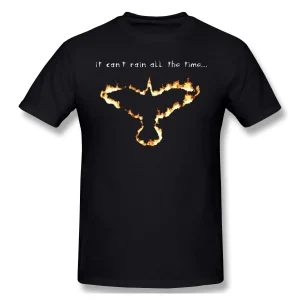 New Summer T-Shirt: Fire Crow T-Shirt 1