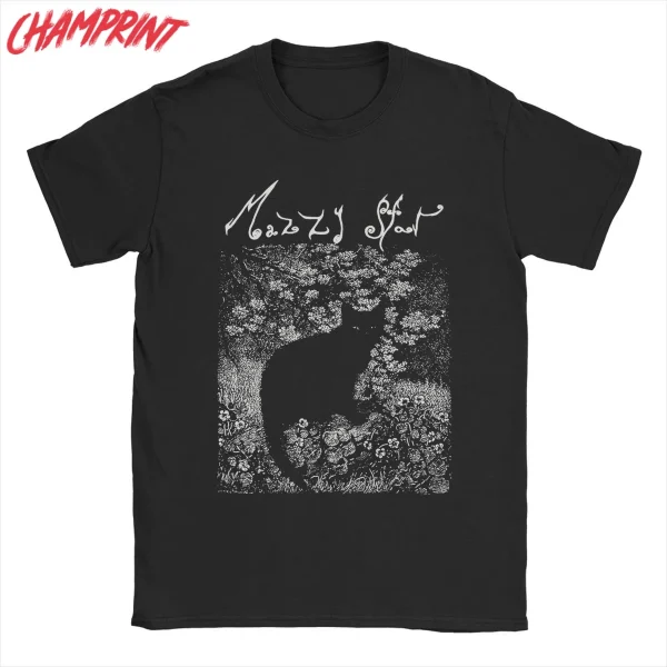 Men's Mazzy Star Cat Humorous T-Shirt 1