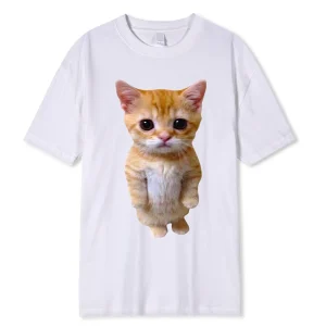 Crying Cat Munchkin Meme T-shirt 1