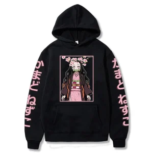 Japan Anime Demon Slayer Graphic Hoodie for Women 1