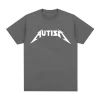 Autism Metal Rock Meme T-Shirt for Men 2