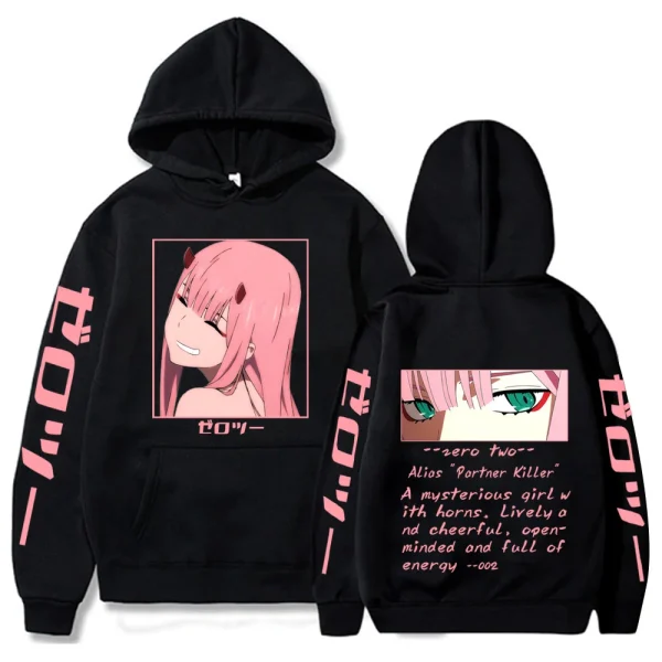 Darling In The Franxx Zero Two Eyes Graphic Hoodie 1