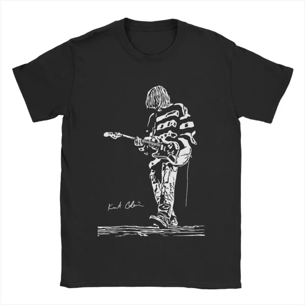 Kurt Cobain Guitar Men's T-Shirt 1