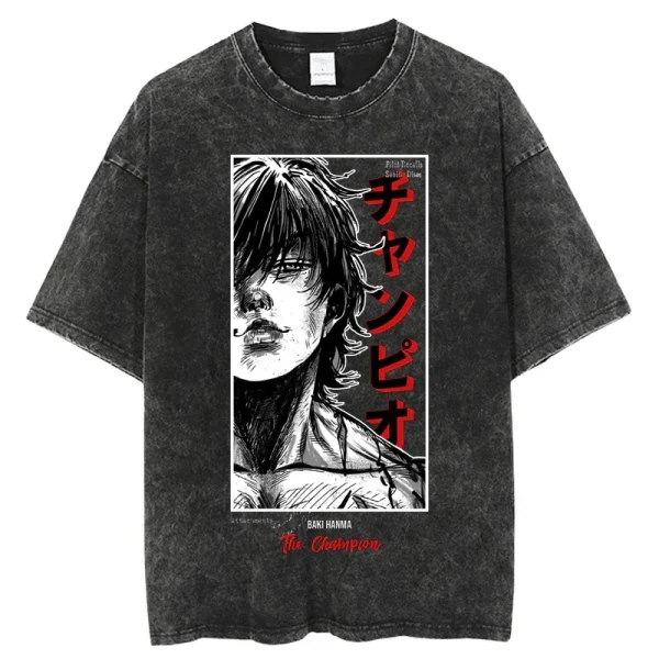 Anime Grappler Baki Hanma T-Shirts 1