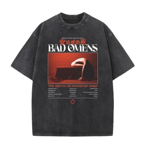 Washed Vintage Bad Omens Band T-Shirt 1