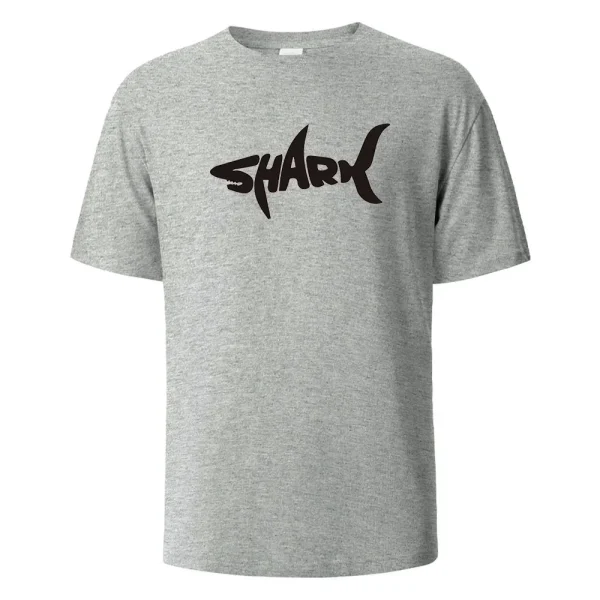 100% Cotton Shark Print T-shirt 1