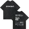 Vintage Washed Skeleton Gym Pump T-Shirt 4