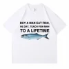 He Eats for a Lifetime Funny Meme T-Shirt 4