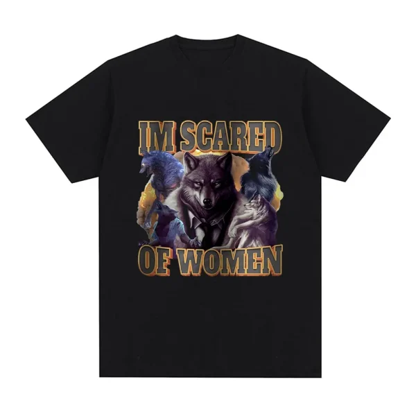 Wolf Meme T-Shirts for Men and Women 1