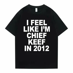 I'm Chief Keef in 2012 Graphic Print T-Shirt 1