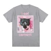 Cat Meme Graphic T-Shirt for Men 5