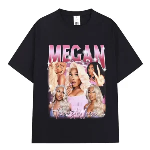 Megan Thee Stallion Graphic Print T-Shirt 1