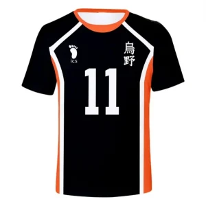 Summer Haikyuu Short Sleeve Tops 1